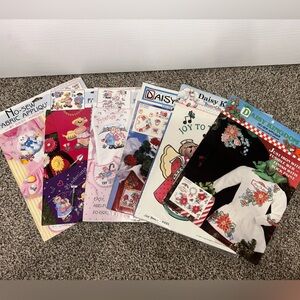 Vintage Daisy Kingdom No Sew Appliqué  Lot Of 8 Different‎ Fabric Designs